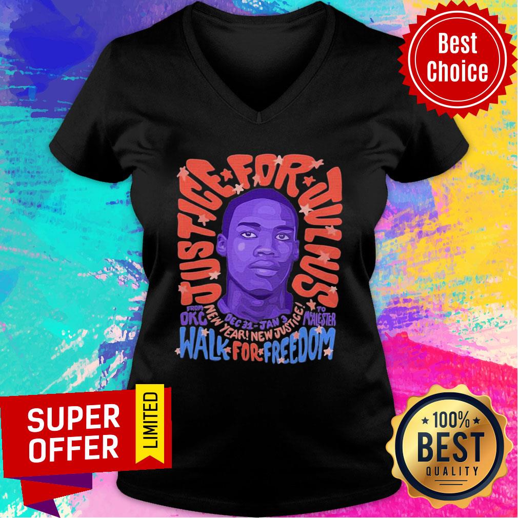 Top Justice For Julius Walk For Freedom Shirt