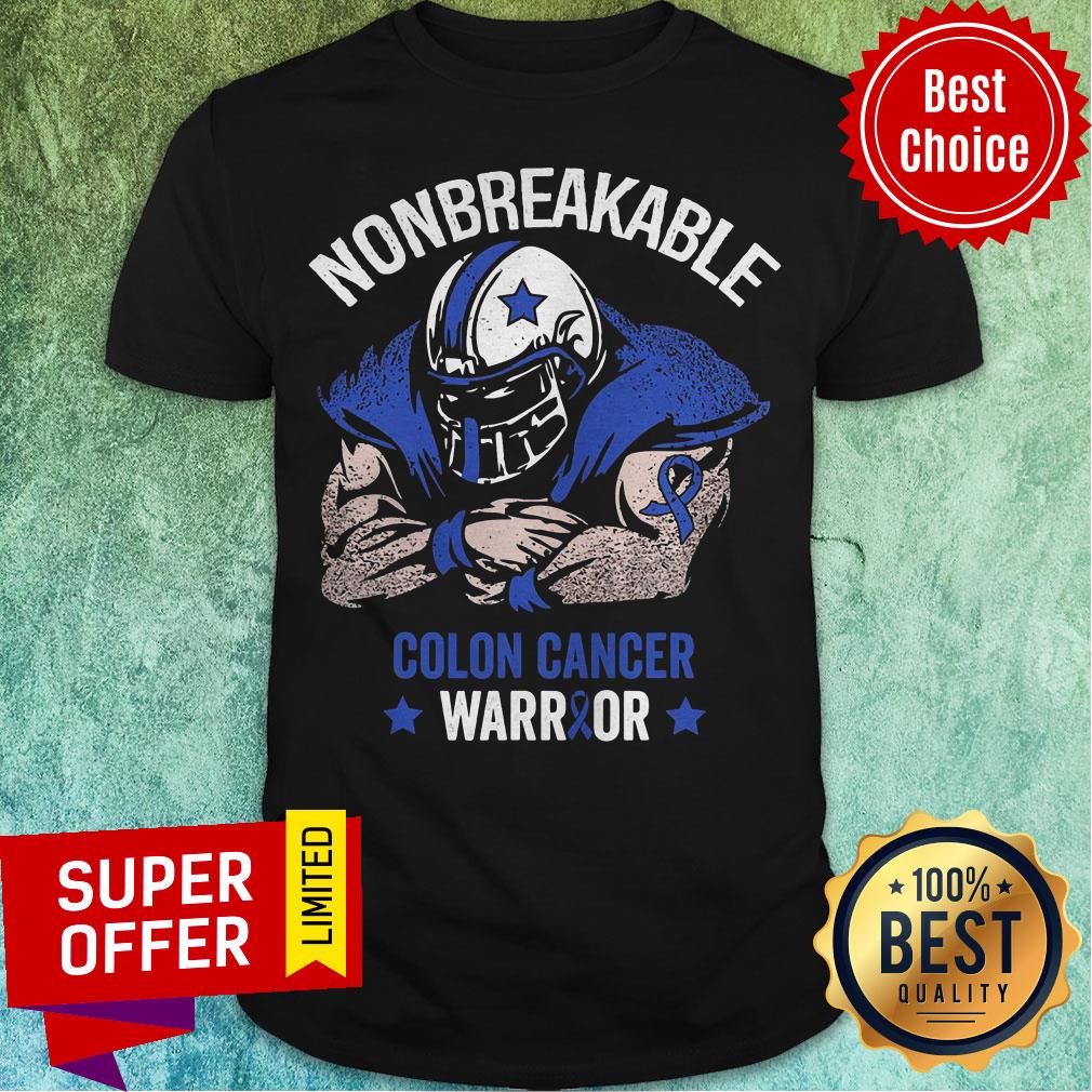 Top Nonbreakable Colon Cancer Awareness Stars Shirt