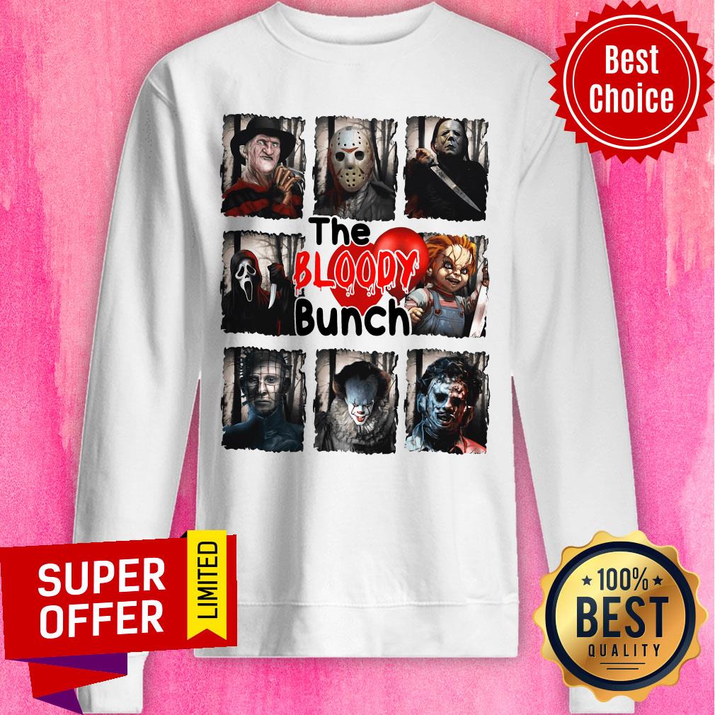 Top The Bloody Bunch Horror Character Halloween Shirt