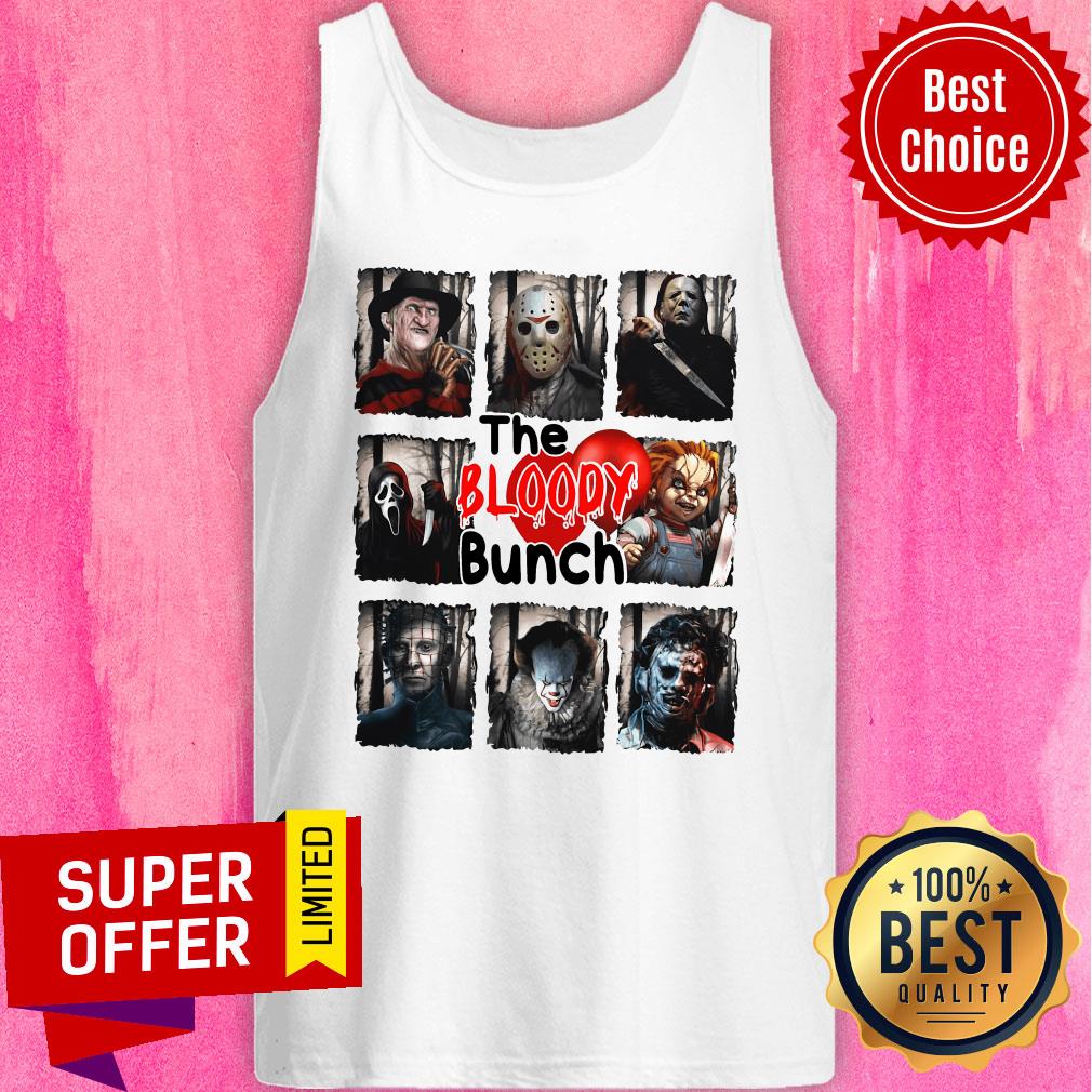 Top The Bloody Bunch Horror Character Halloween Shirt