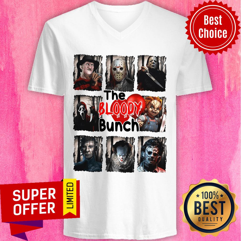 Top The Bloody Bunch Horror Character Halloween Shirt