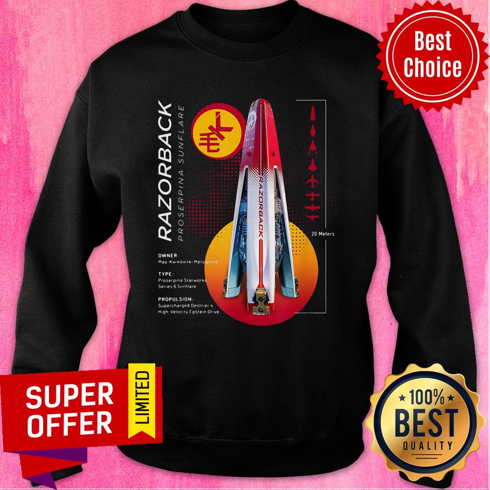 Top The Expanse Razorback Ship Tee Shirt