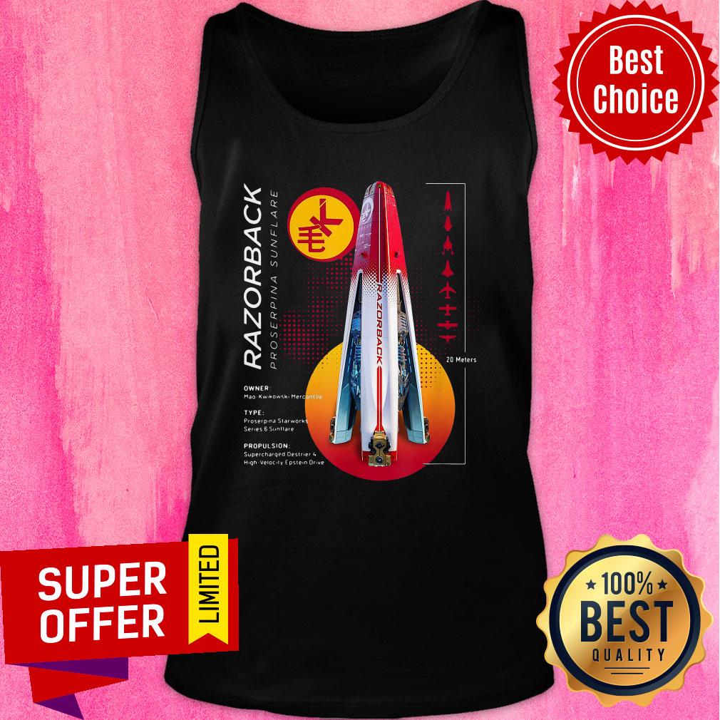 Top The Expanse Razorback Ship Tee Shirt