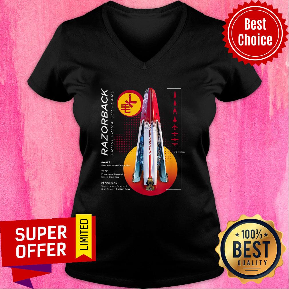 Top The Expanse Razorback Ship Tee Shirt