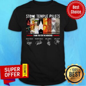 Nice Stone Temple Pilots Thank You For The Memories Signatures Shirt