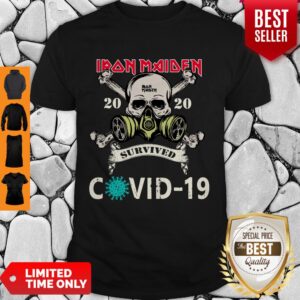 Top Original Skull Iron Maiden 2020 Survived Covid 19 Shirt