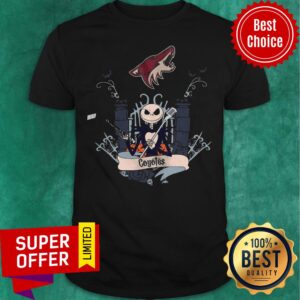 Top Arizona Coyotes Jack Skellington This Is Halloween NHL Shirt