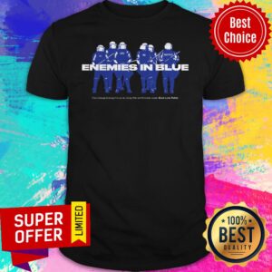 Nice Enemies In Blue Relief In Collaboration With Knocked Loose Shirt