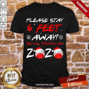 Top Please Stay 6 Feet Golf In Mask Social Distancing 2020 Wear Mask Shirt