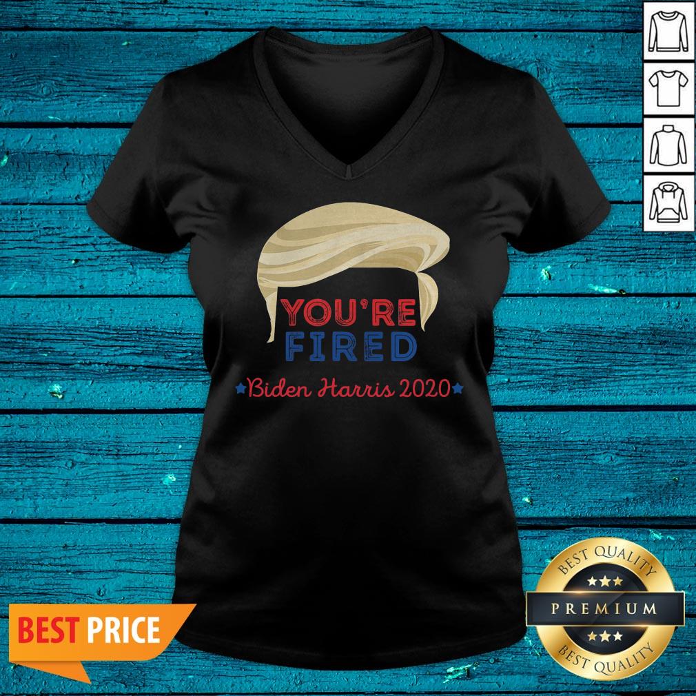Wonderful You're Fired Trump Hair Biden Harris 2020 Election Shirt