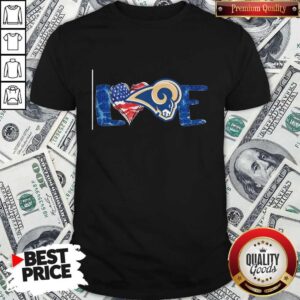Funny I Love Los Angeles Rams American Shirt