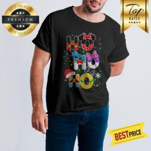 Mickey Mouse Donald Duck And Minnie Mouse Ho Ho Ho Christmas Tank Op Shirt
