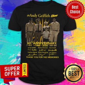 Awesome The Andy Griffith Show 60th Anniversary 1960 2020 Shirt