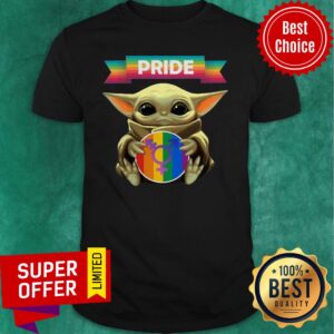 Top Baby Yoda Hug Sex Logo Pride Shirt