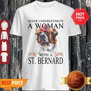 Official Womens St. Bernard Gifts Funny Mom Mama Mother Grandma Dog Shirt