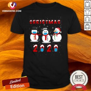 Happy Snowman Face Make Christmas 2020 Shirt