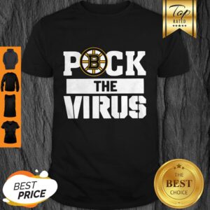 Boston Bruins Puck The Virus Corona Shirt