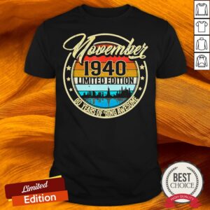 November 1940 80 Year Old 80 Quarantine Shirt