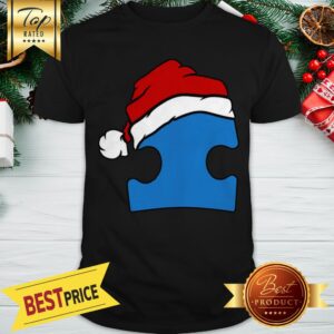 Nice Autism - Holiday Christmas Puzzle Piece Shirt