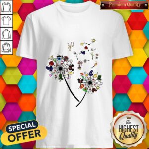 Premium Cartoon Dandelion Flower Shirt