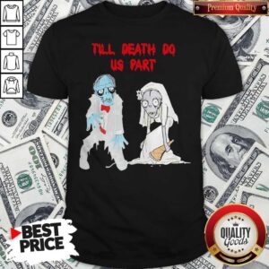 Zombie Bride Groom Hallowedding Halloween Wedding Shirt