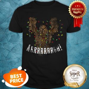 Star Wars Chewbacca Roar Christmas Lights Graphic Shirt