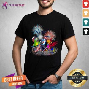 Parrot Happy 4th Of July Shirt
