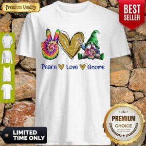 Funny Peace Love Gnome Diamond Shirt