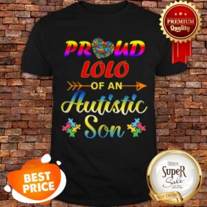 Autism Awareness Tee Proud Lolo Autistic Son Funny Gifts Shirt