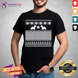 Westie Green Christmas Sweater Shirt