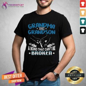 Happy Grandma And Grandson A Bond That Cant Be Broken Shirt