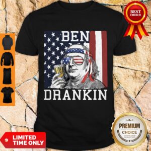 American Flag Wide Ben Drankin Shirt