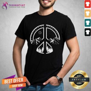 Pretty Four Seasons Peace Sign Shirt