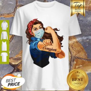 Premium Strong Girl Caregiver Coronavirus Shirt
