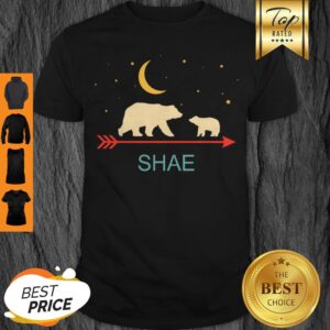 Awesome Shae Name Gift Personalized Mama Bear With 1 Cub Shirt