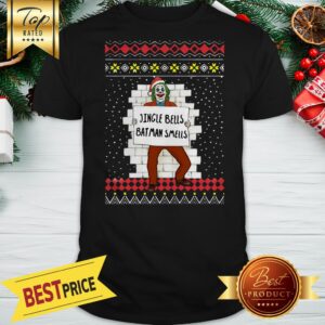 Pretty Joker Jingle Bells Batman Smells Ugly Christmas Shirt