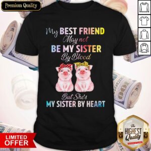 Top My Best Friend May Not Be My Sister But She’s My Sister By Heart Shirt