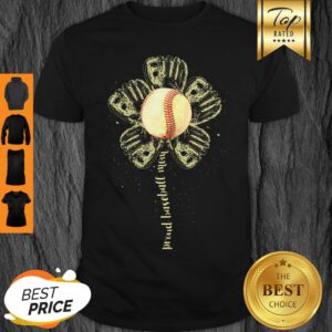 Original Proud Baseball Mom Flower Mothers Day Softball Tee Ball Gift Shirt