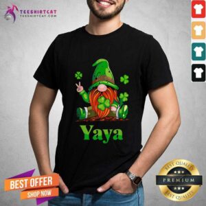 Original St Patricks Day Gnome Yaya Shirt