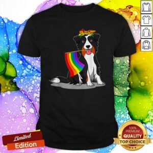 Good Pride LGBT Flag Gay Be Lesbian Australian Shepherd Gifts Shirt