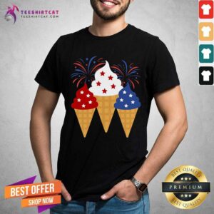 4th of July Ice Cream Independence Days Shirt