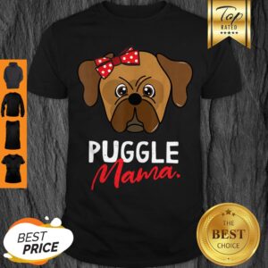 Beautiful Puggle Mom Mama Dog Lover Women Gift Shirt