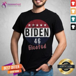 Awesome Biden 46 Elected Celebrate Joe Biden 46th President 2020 Biden 46 Elected T-Shirt