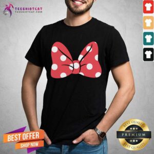 Lovely Minie Mouse Bow Tie Shirt