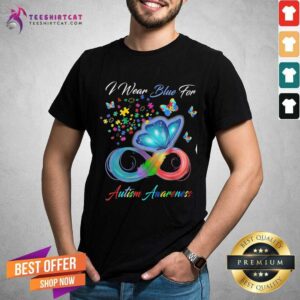 Grateful I Wear Blue For Autism Awareness Shirt