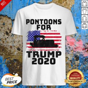 Pontoons For Trump Patriots Boats Owner Support Trump 2020 Shirt