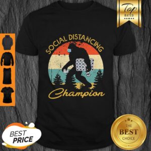 Bigfoot Hug Toilet Paper Social Distancing Champion Vintage Shirt