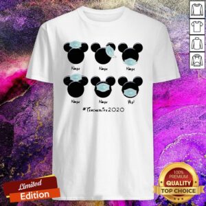 Mickey Mouse Face Mask #Teacherlife2020 Shirt