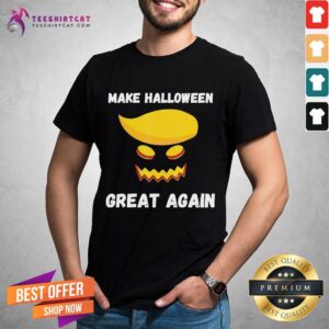 Perfect Make Halloween Trumpkin Great Again Election Shirt