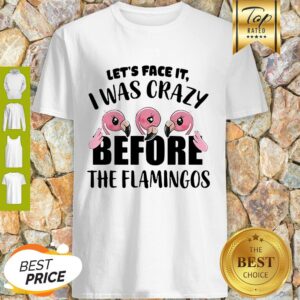 Let’s Face It I Was Crazy Before The Flamingos Shirt